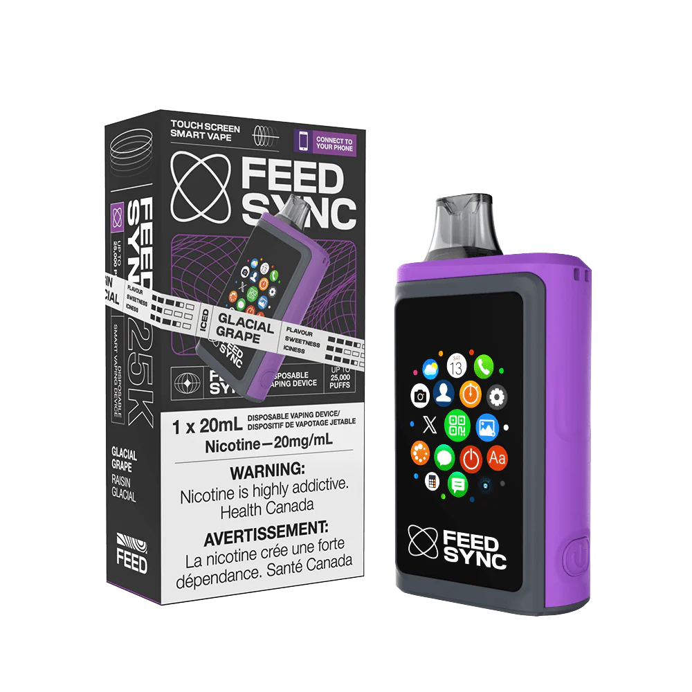 feed sync touch screen smart vape pacific blue melon (up to 30,000 puffs)