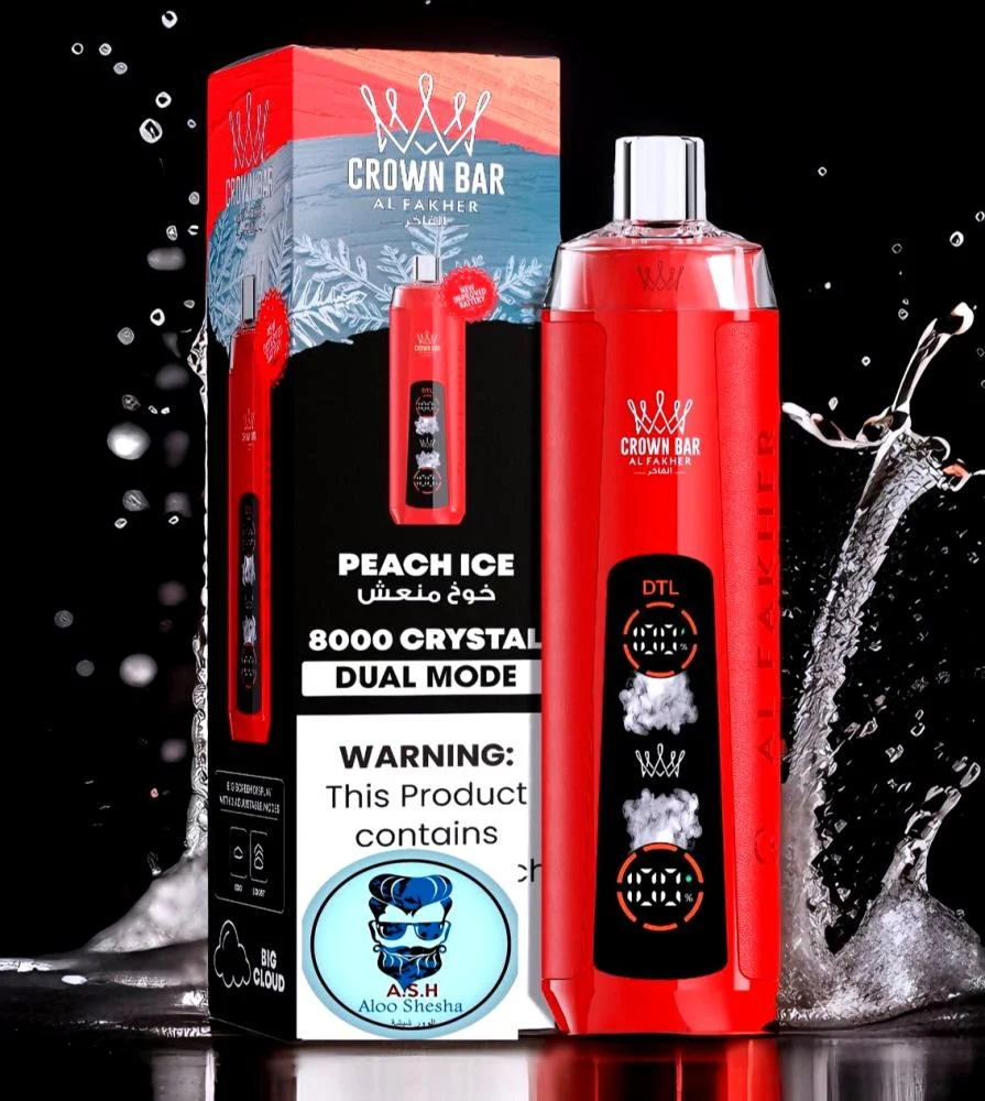 Crown Bar Crystal 8000  Peach Ice