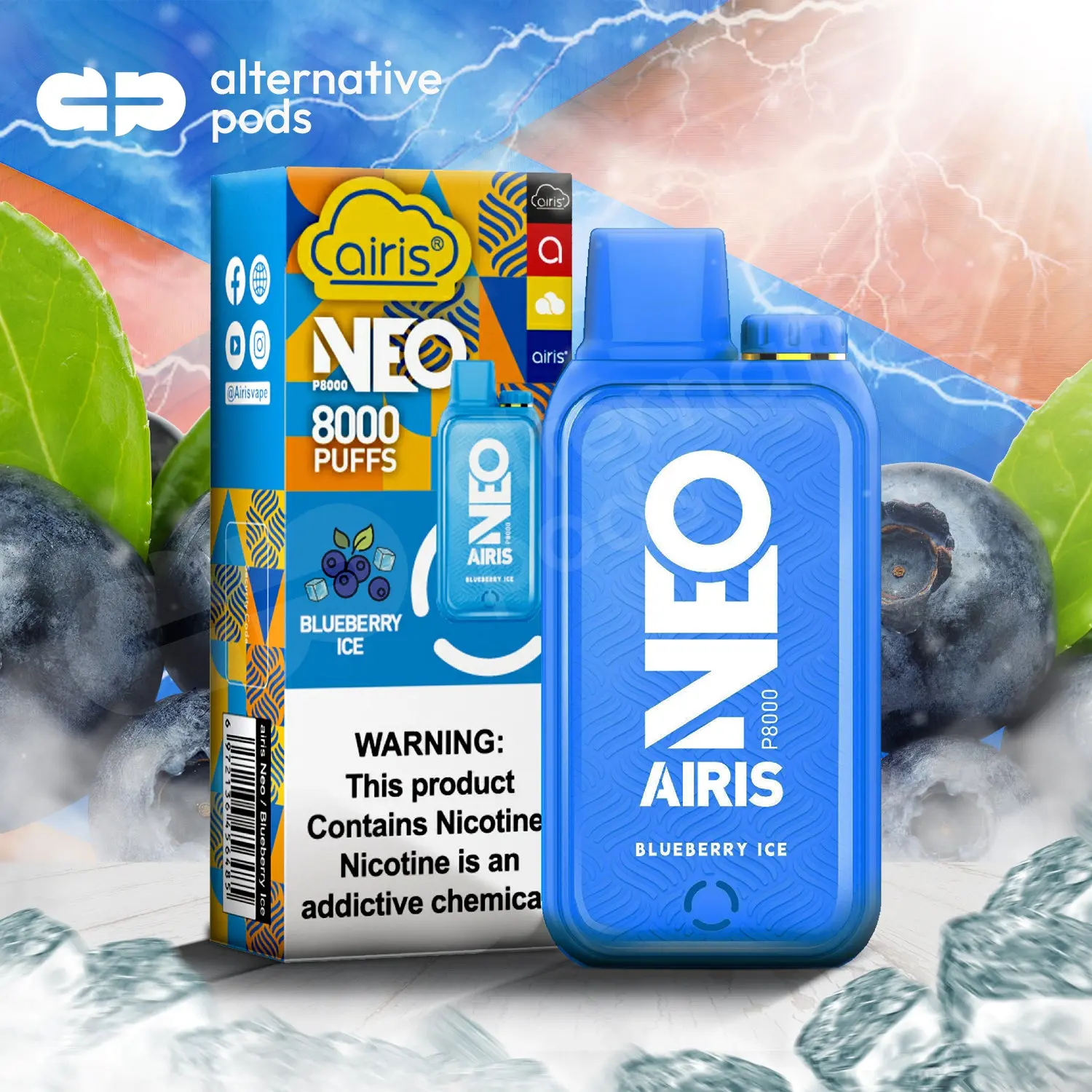 AIRIS NEO P8000 Disposable Vape