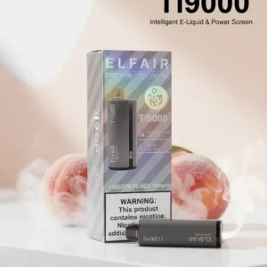 Elfair Ti 9000 Disposable Pod Device – Frozen Peach (50 mg/ml)