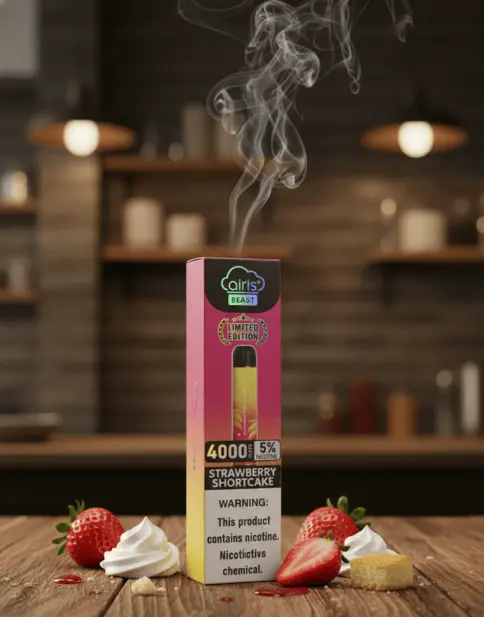 Airis Beast Strawberry Shortcake Vape Device 4000 Puffs