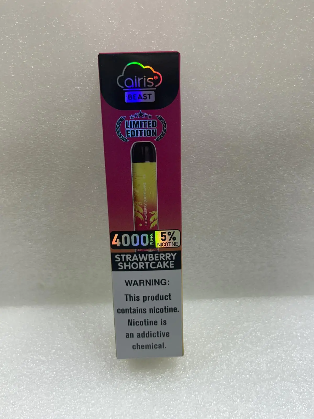 Airis Beast Strawberry Shortcake Vape Device 4000 Puffs