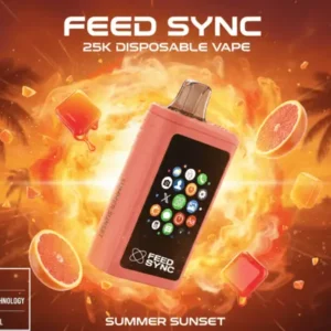 FEED Sync 25K Disposable Vape – Summer Sunset | Up to 25,000 Puffs