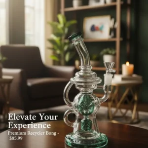 Recycler Water Dab Rig – Continuous Filtration Glass Design