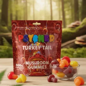 Psyched Turkey Tail Mushroom Gummies 5000mg