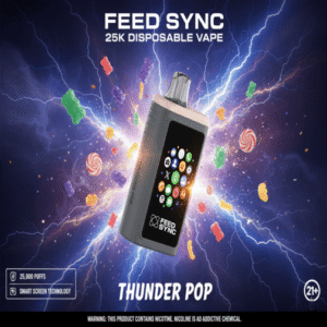 FEED Sync Thunder Pop Disposable Vape – Bold & Electric Flavor