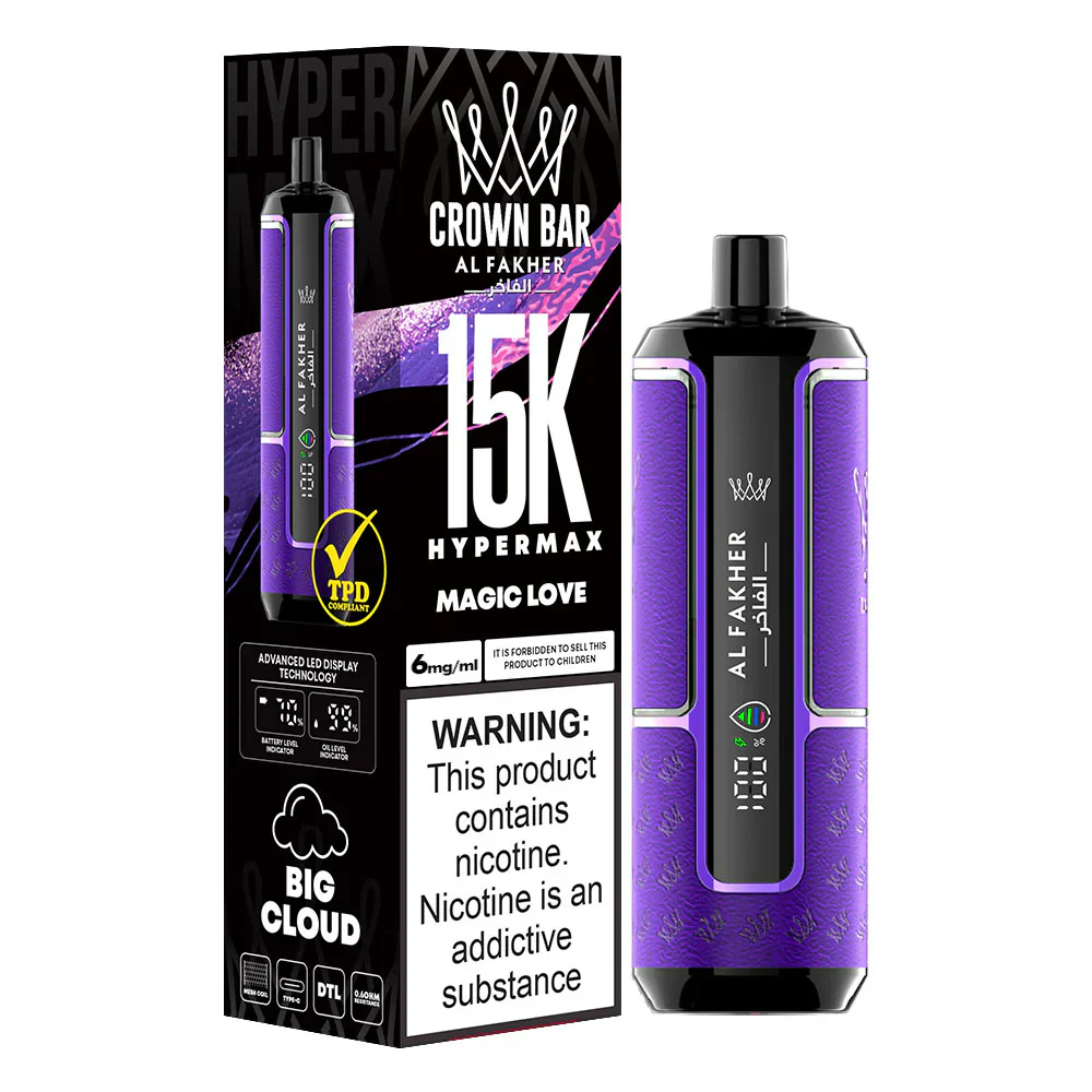 Al Fakher Crown Bar Magic Love Disposable 15000 Puffs