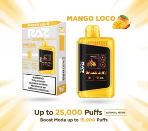 RAZ DC25000 Disposable Vape – Mango Loco Flavor